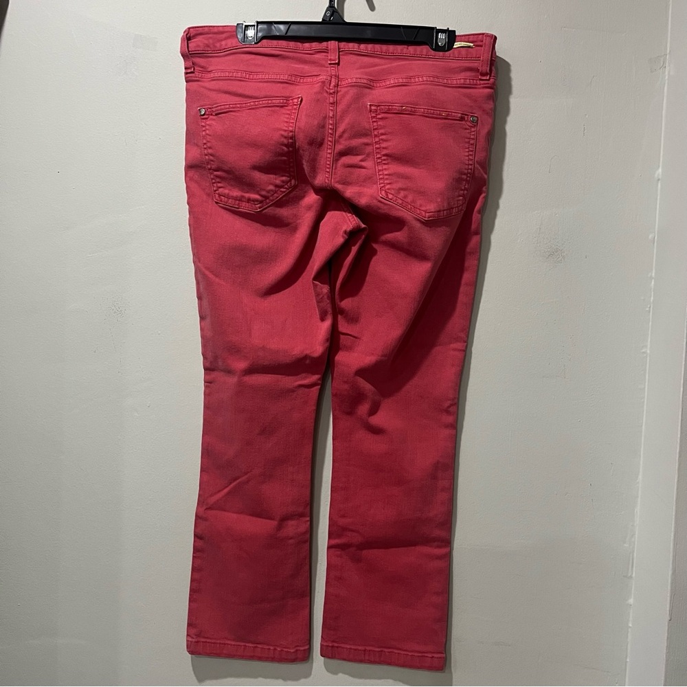 Anthropologie pilcro and the letterpress no 31 pants Waist 34” Red Ankle - Picture 5 of 8